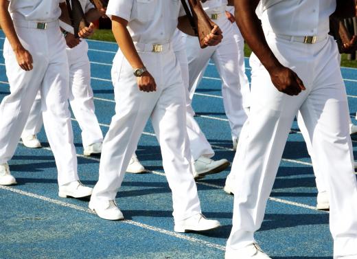 One way to join the Merchant Marines is to attend a maritime academy, such as the United States Merchant Marine Academy (USMMA).