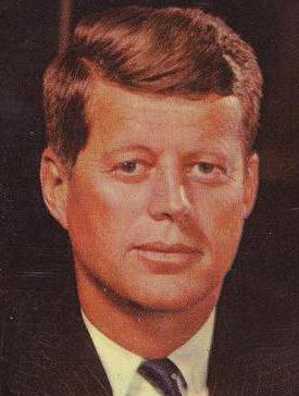 President Dwight Eisenhower was followed in office by John F. Kennedy.