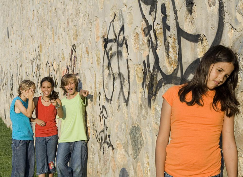 Bullying can include not making someone feel included in social groups.